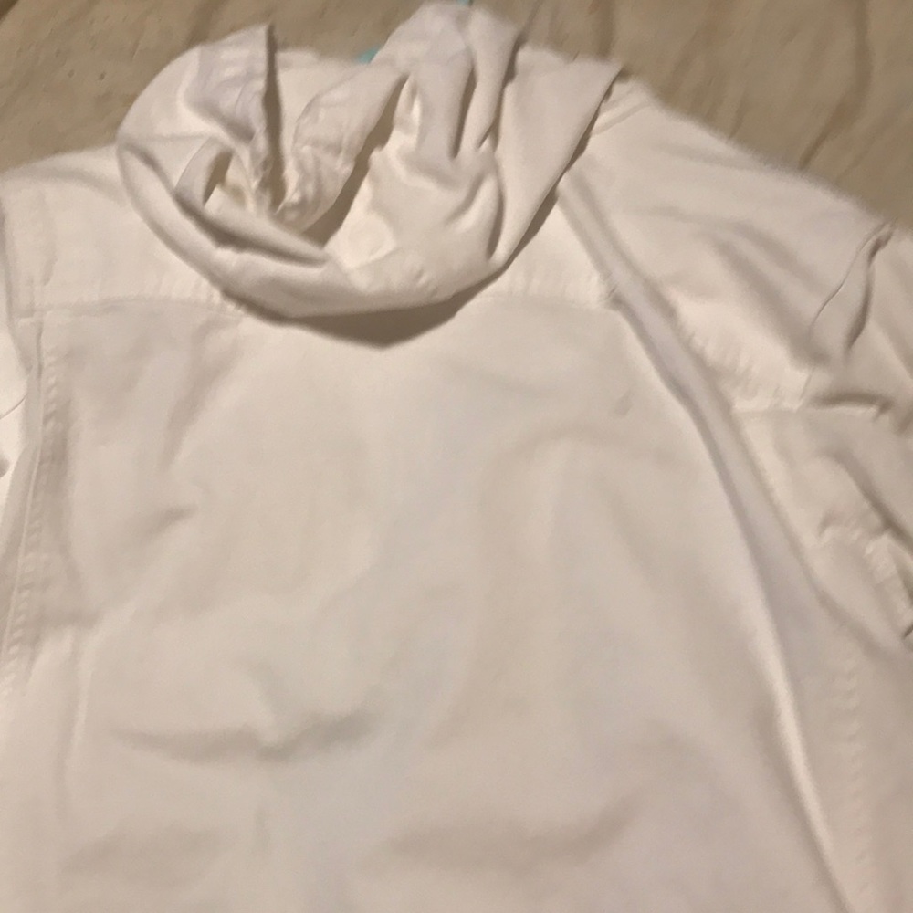 CJ Banks Cotton Hoodie color white